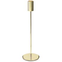 Article Bougeoir haut en métal doré 27,5 cm 4 pièces