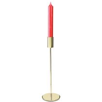 Article Bougeoir haut en métal doré 27,5 cm 4 pièces