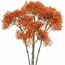 Article Branche de Sureau Fleur Artificielle d&#39;Orange 52cm 4pcs
