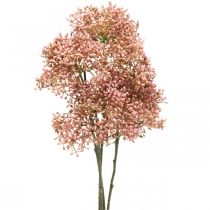 Article Branche artificielle de fleur de sureau rose 52cm 4pcs