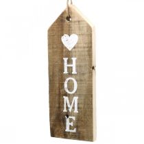 Maison à suspendre, décoration en bois &quot;Home&quot;, suspension décorative Shabby Chic H28cm