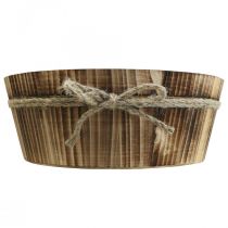 Article Bol déco en bois bois naturel Décoration rustique Ø28cm H10cm