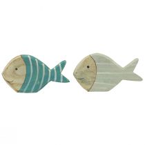 Article Décoration de table à poisson en bois support à poisson bois 15×8cm 2 pcs