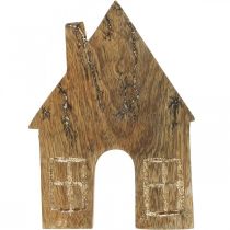 Article Décoration de maison en bois Maison de Noël décoration de maison en bois support en bois H15cm