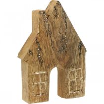 Article Décoration de maison en bois Maison de Noël décoration de maison en bois support en bois H15cm