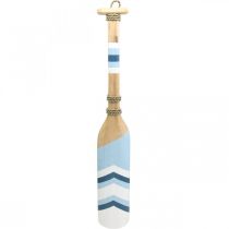 Article Pagaie décorative bois décoration murale Pagaie décorative maritime en bois peint 78cm