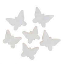 Article Papillon en bois blanc 2,8 cm - 3,3 cm 28 pièces