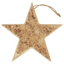 Article Cintre décoratif décoratif étoiles en bois bois décoratif rustique Ø20cm