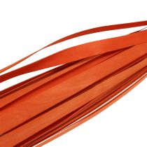 Sangles de bois oranges pour tressage 95 - 100 cm 50 p.