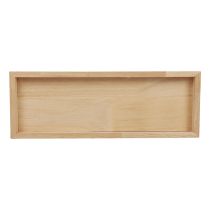 Article Plateau en bois plateau décoratif bois rectangulaire naturel 50×17×2.5cm