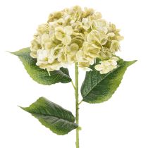 Article Fleur d'hortensia artificielle à longue tige et feuilles, 60 cm