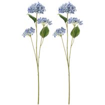 Article Branche d'hortensia fleurie pour une décoration intérieure élégante, 80 cm, 2 pièces