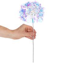 Article Branche d'hortensia artificielle fleurie aux couleurs irisées, 36 cm, lot de 2
