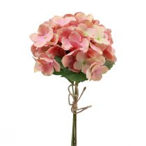 Article Hortensias panicule artificielle hortensia rose saumon 35cm 3pcs