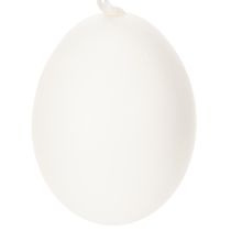 Article Œufs de Pâques ornés de délicats motifs floraux pour une décoration festive dans le salon, 6 cm, lot de 6