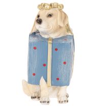 Article Figurine décorative représentant un chiot assis, présentée dans une boîte cadeau, 20 cm