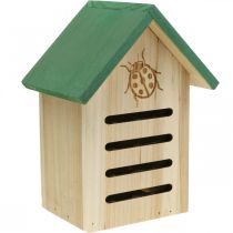 Hôtel à Insectes En Bois - 26 Cm, Pour Coccinelles Et Abeilles Solitaires