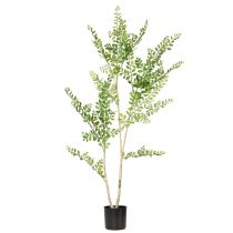 Article Plante artificielle en pot, 130 cm de haut, verte, décorative