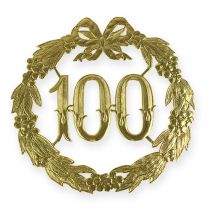 Article Numéro d&#39;anniversaire 100 en or