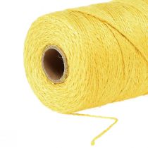 Article Ruban de jute ruban de jute ruban de jute ruban décoratif jaune Ø2mm 200m