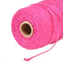 Article Ruban de jute cordon de jute ruban jute fuchsia Ø2mm 200m