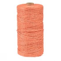 Article Ruban de jute cordon de jute ruban jute orange Ø3mm 200m