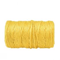 Article Ruban de jute cordon de jute ruban décoratif ruban de jute jaune Ø4mm 100m
