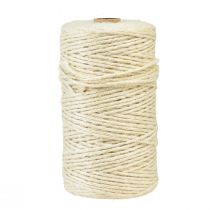 Article Ruban de jute cordon de jute ruban décoratif jute crème Ø3mm 200m