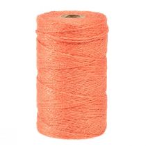 Article Ruban de jute cordon de jute ruban de jute orange Ø2mm 200m