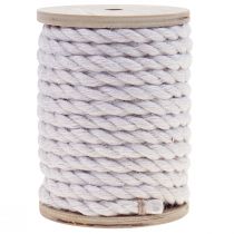 Article Ruban de jute cordon de jute cordon décoration jute blanc crème Ø7mm 5m