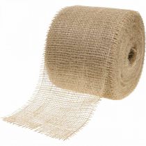 Ruban de jute nature 15cm 40m