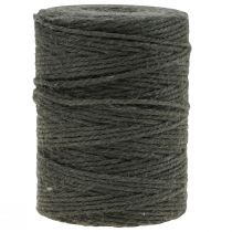 Article Cordon de jute Cordon de jute cordon décoratif jute anthracite Ø3mm 150m