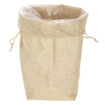 Article Sac en jute 13,5 × 11 cm H 25 cm
