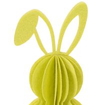Article Figurine décorative de lapin en feutrine pour décoration printanière, 20 cm, lot de 4