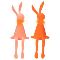 Article Lapins de Pâques à poser sur une étagère, décoratifs pour le salon, décoration de Pâques, à asseoir, 36 cm, lot de 2