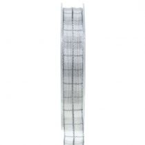 Gris Karoband 15mm 15m