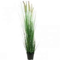 Carex artificiel en pot avec piques Plante artificielle Carex 98cm