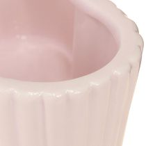 Article Coeurs décoratifs en céramique vert pastel rose 11×10×6cm 4 pcs