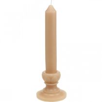 Déco Tige Bougie Saumon Bougie Nostalgique Décoration Cire Couleur Pleine 25cm