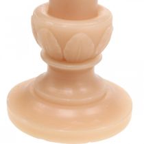 Déco Tige Bougie Saumon Bougie Nostalgique Décoration Cire Couleur Pleine 25cm