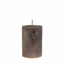 Article Bougies unies cuivre métallisé 60×80mm 4 pcs