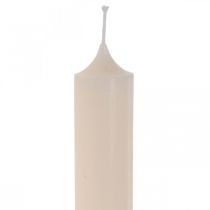 Bougie longue table bougie tige bougie crème Ø3cm H29cm