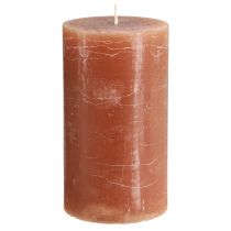 Article Bougies bougies piliers teintes caramel 85×150mm 2 pcs