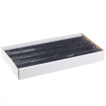 Article Bougies en bougies bâton de couleur unie anthracite 34x300 4 pcs