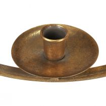 Article Bougeoir à suspendre décoration métal doré vintage Ø38/H48cm