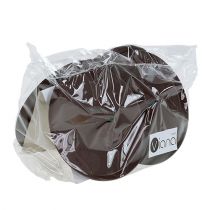 Article Bougeoir marron Ø10cm 4pcs