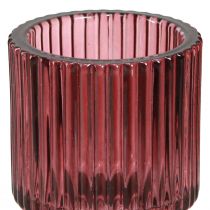 Article Bougeoir bougeoir en verre en Berry H8cm 4 pcs