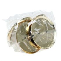 Article Bougeoir doré Ø10cm 4 pcs