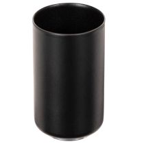 Article Porte-bougie magnétique rond, noir mat, pour bougies coniques de 25 mm, lot de 4