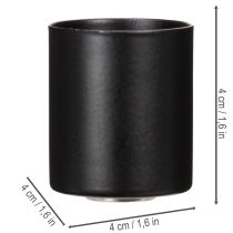 Article Porte-bougie magnétique, finition mate, 4 cm, lot de 4